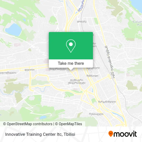 Innovative Training Center Itc map