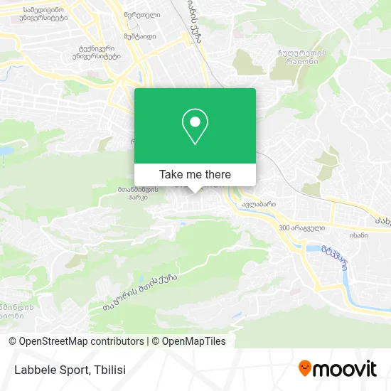 Labbele Sport map