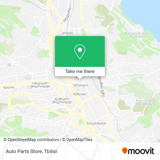 Auto Parts Store map