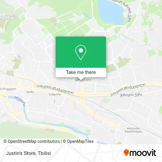 Justin's Store map