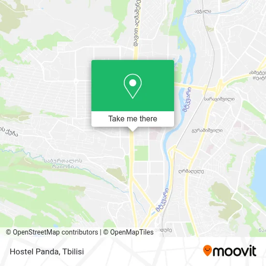 Hostel Panda map
