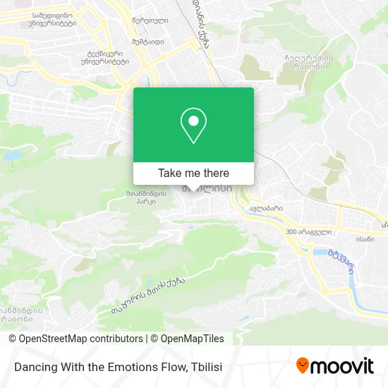 Dancing With the Emotions Flow map