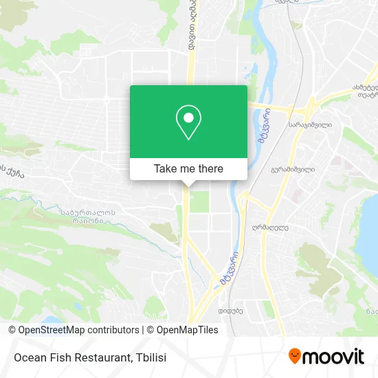 Ocean Fish Restaurant map