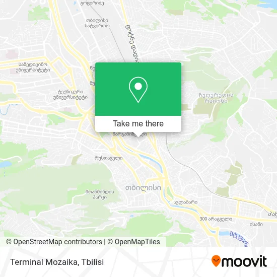 Terminal Mozaika map
