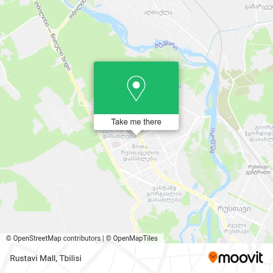 Rustavi Mall map