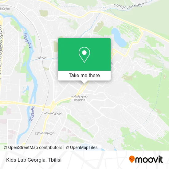 Kids Lab Georgia map