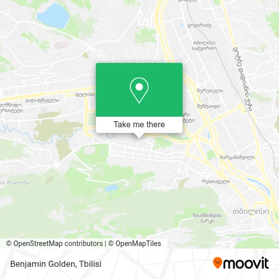 Benjamin Golden map