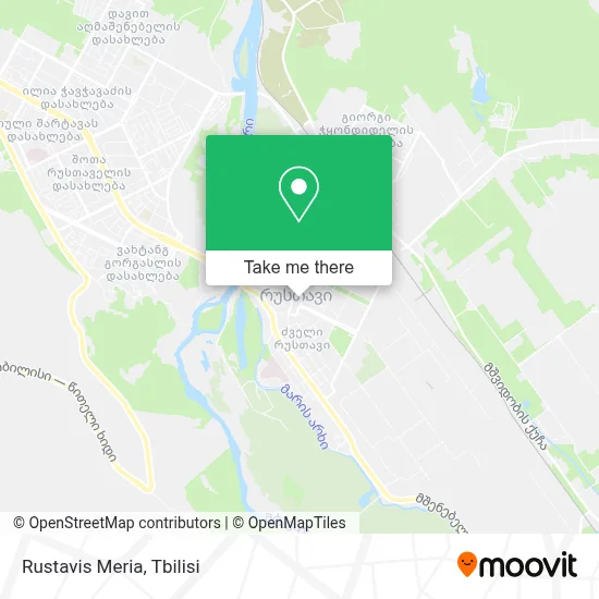 Rustavis Meria map