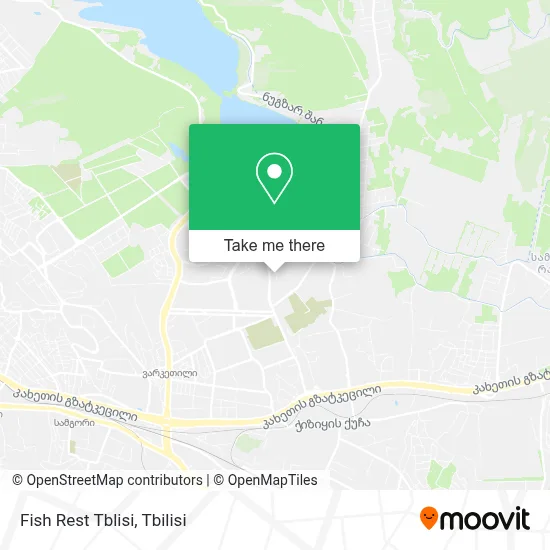 Fish Rest Tblisi map