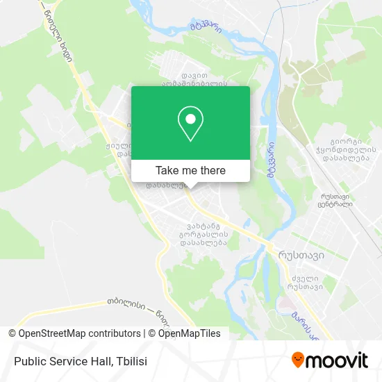 Public Service Hall map