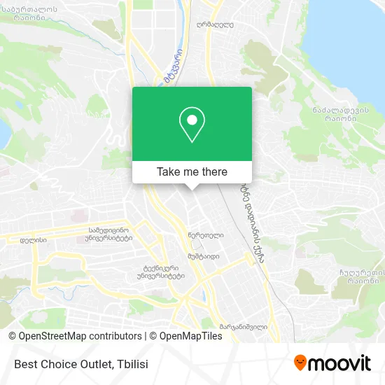 Best Choice Outlet map