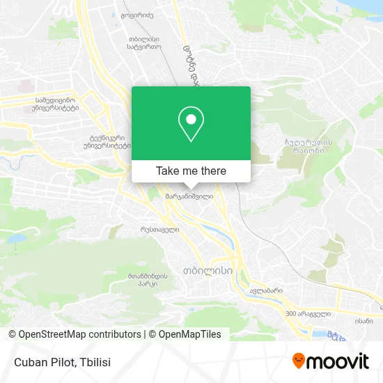 Cuban Pilot map