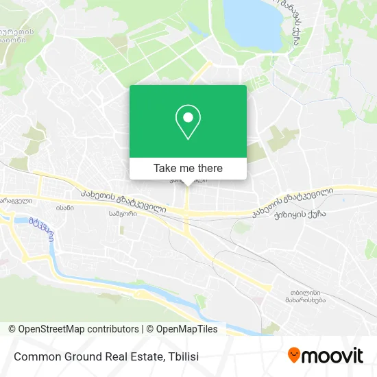 Common Ground Real Estate map