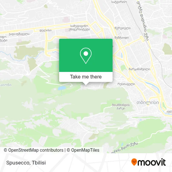 Spusecco map