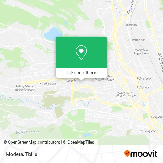 Modera map
