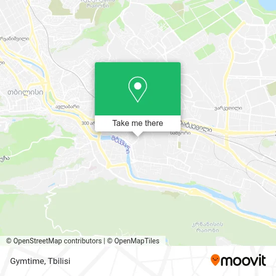 Gymtime map