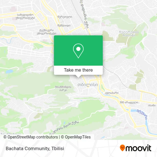 Bachata Community map