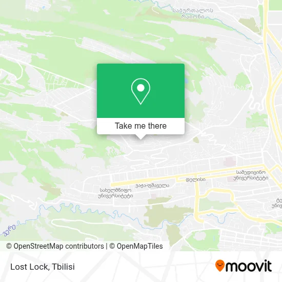 Lost Lock map
