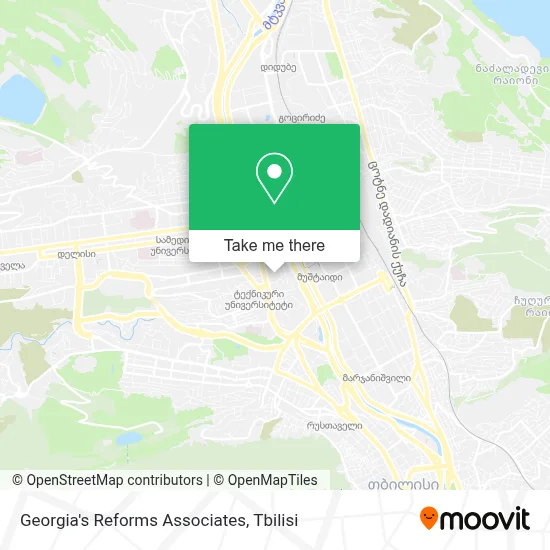 Georgia's Reforms Associates map