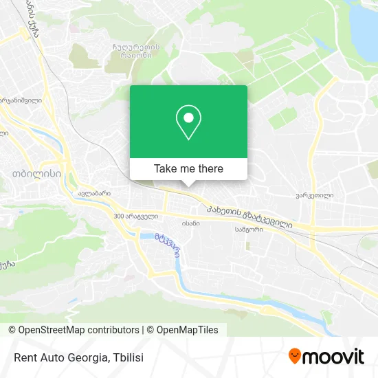Rent Auto Georgia map