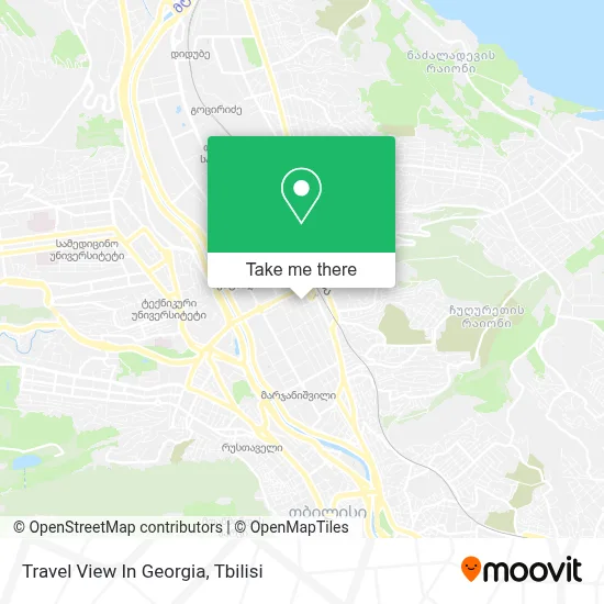 Travel View In Georgia map