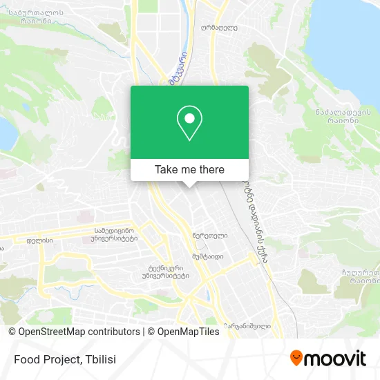 Food Project map