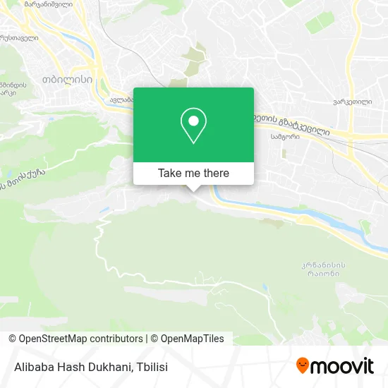 Alibaba Hash Dukhani map