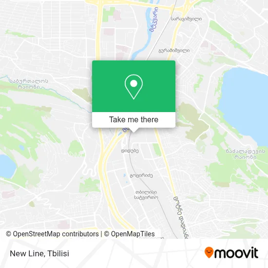 New Line map