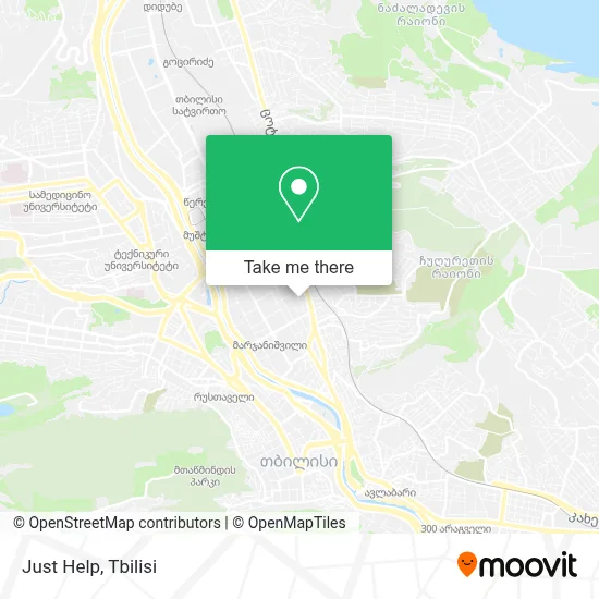 Just Help map