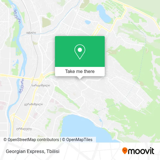 Georgian Express map