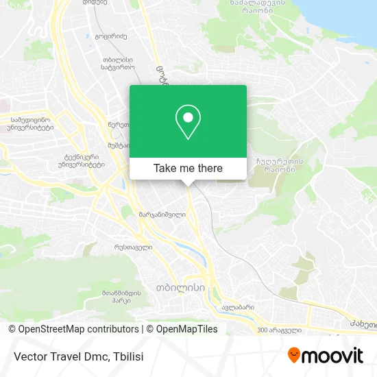 Vector Travel Dmc map