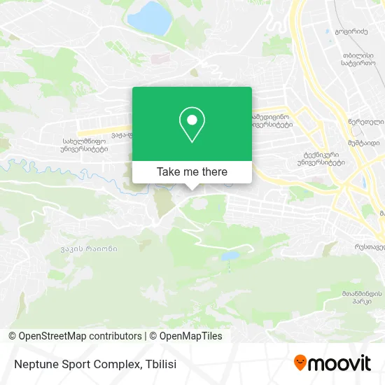 Neptune Sport Complex map