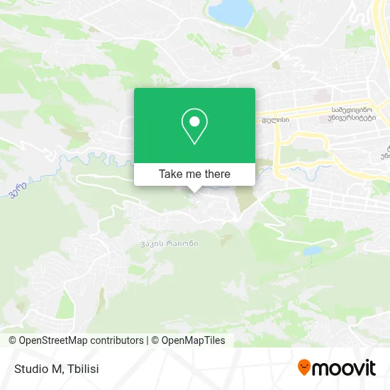 Studio M map