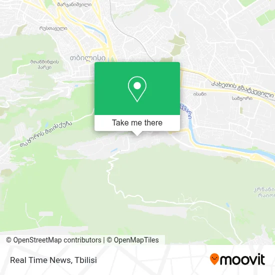 Real Time News map
