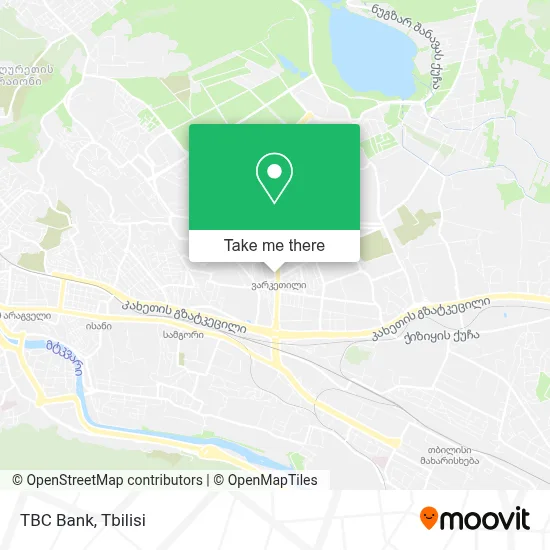 TBC Bank map