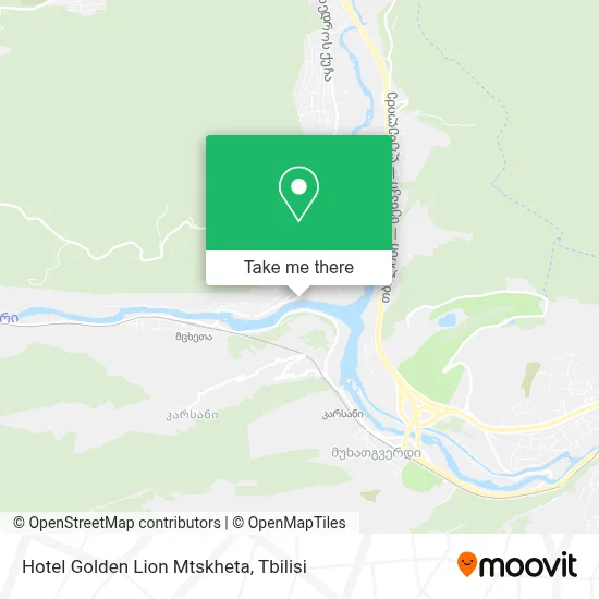 Hotel Golden Lion Mtskheta map