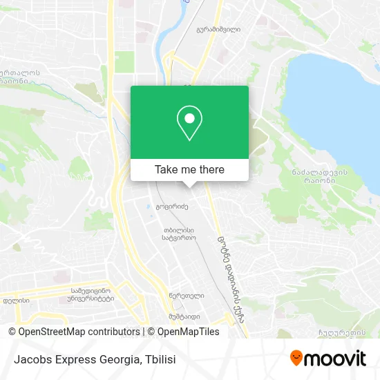 Jacobs Express Georgia map