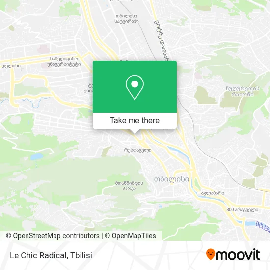 Le Chic Radical map