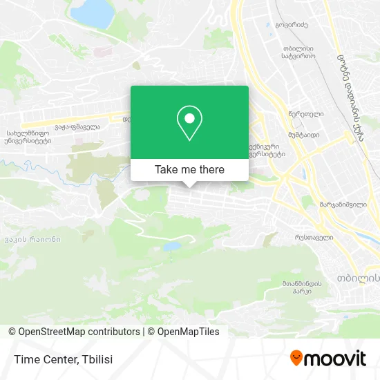 Time Center map
