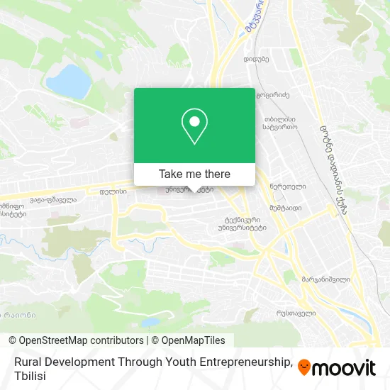 Rural Development Through Youth Entrepreneurship map