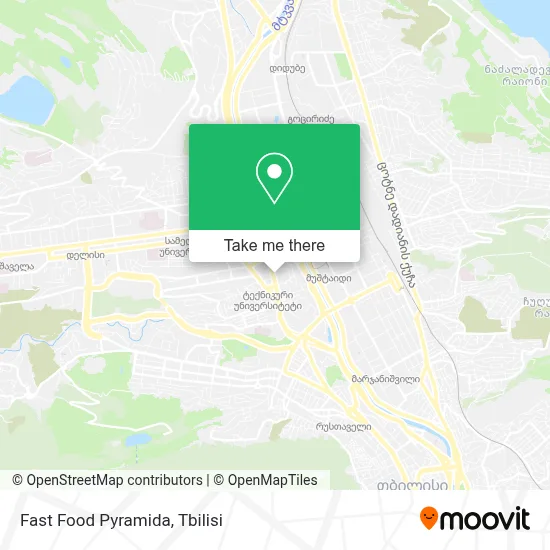 Fast Food Pyramida map