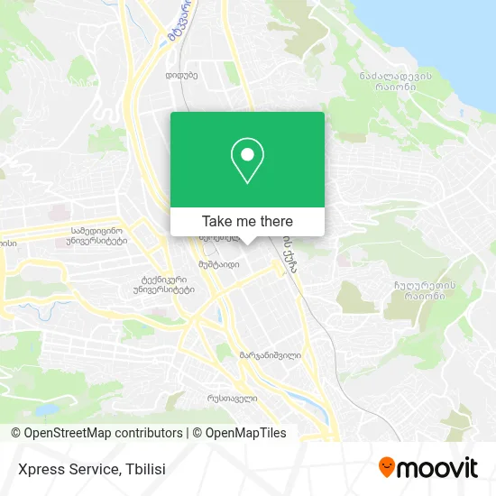 Xpress Service map