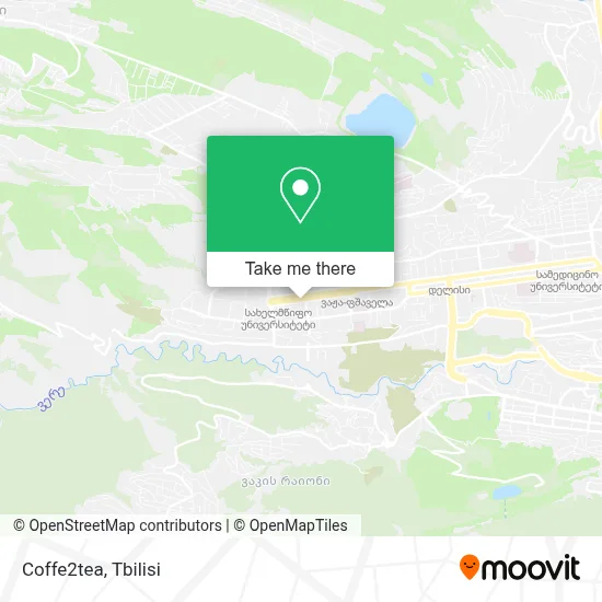 Coffe2tea map