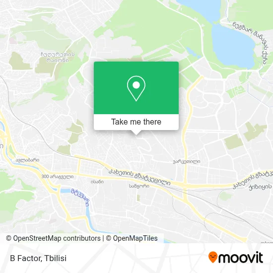 B Factor map