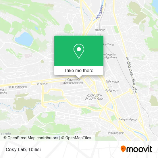 Cosy Lab map