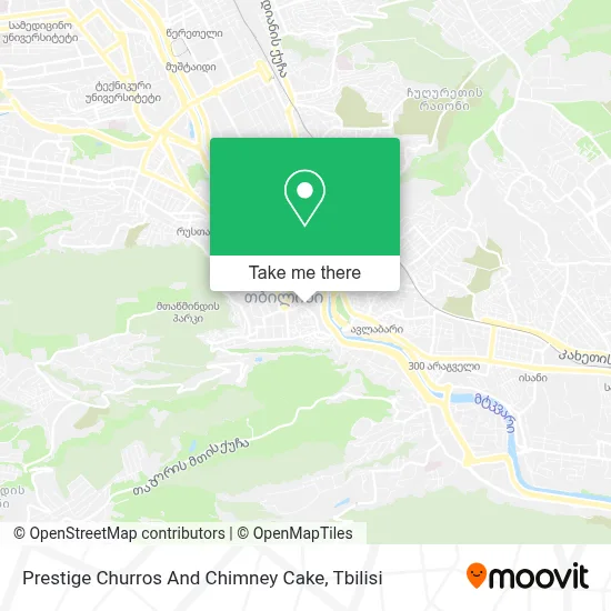 Prestige Churros And Chimney Cake map