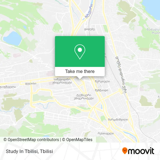 Study In Tbilisi map