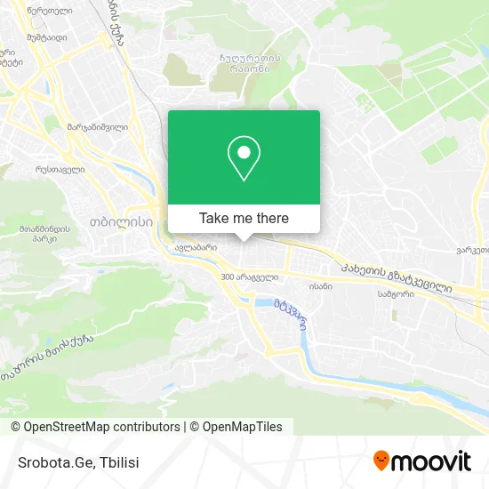 Srobota.Ge map