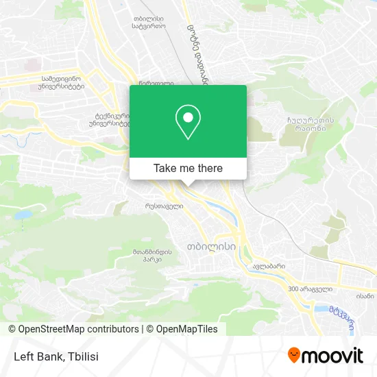 Left Bank map