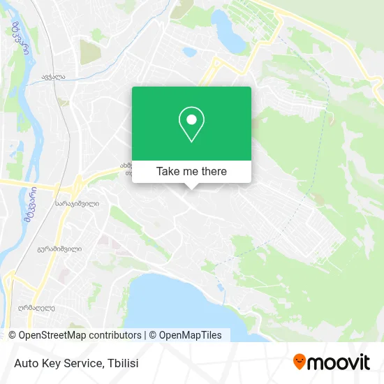 Auto Key Service map